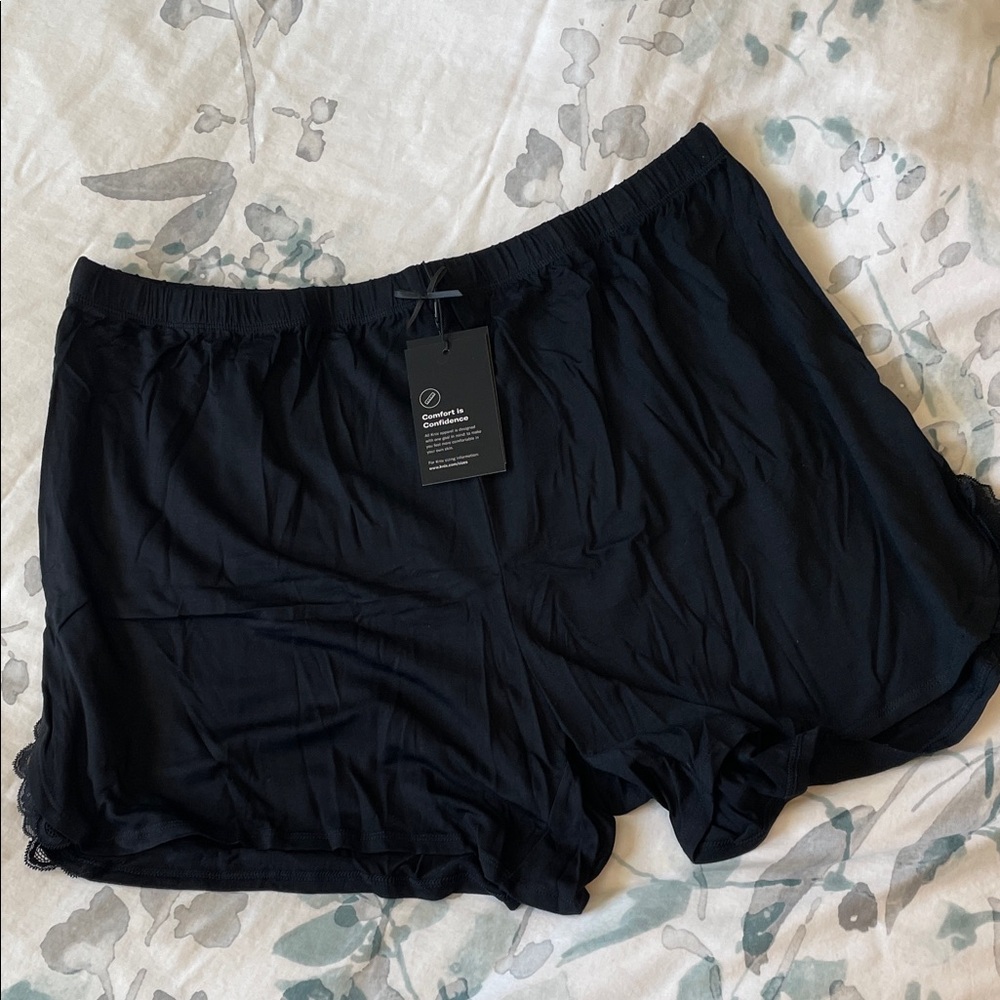 knix Black Lightweight Sleep Shorts